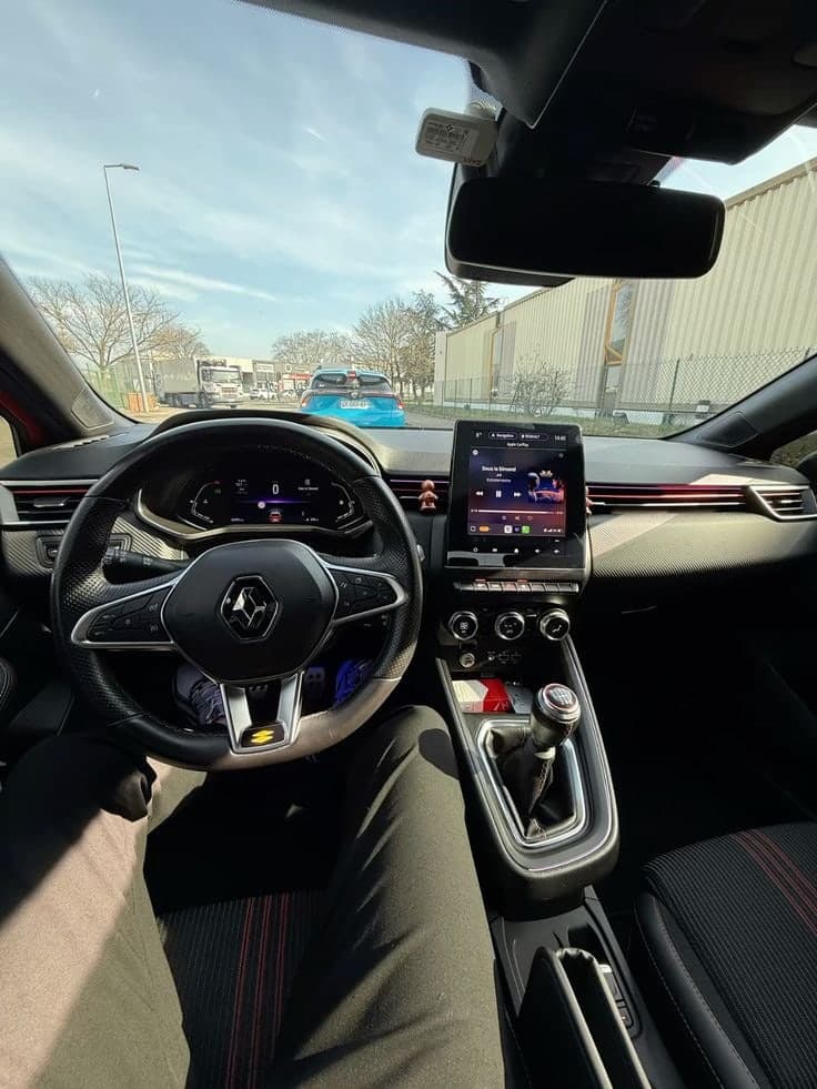 Original photo taken behind the wheel, before the transformation